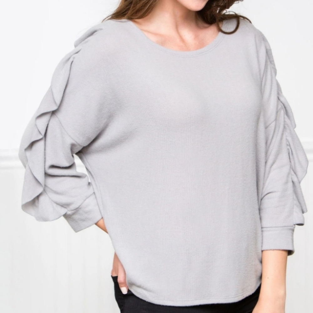 New womens long cuff sleeves sweater